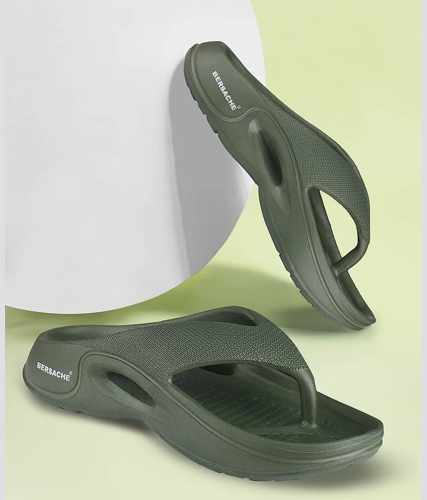 Bersache Green Men's Daily Slipper