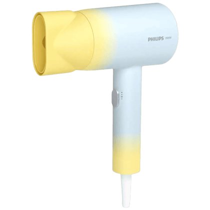PHILIPS 3000 Hair Dryer with 3 Heat Settings & Cool Air Function (Mineral Ionic Care, Blue & Yellow) *(Refurbished product)