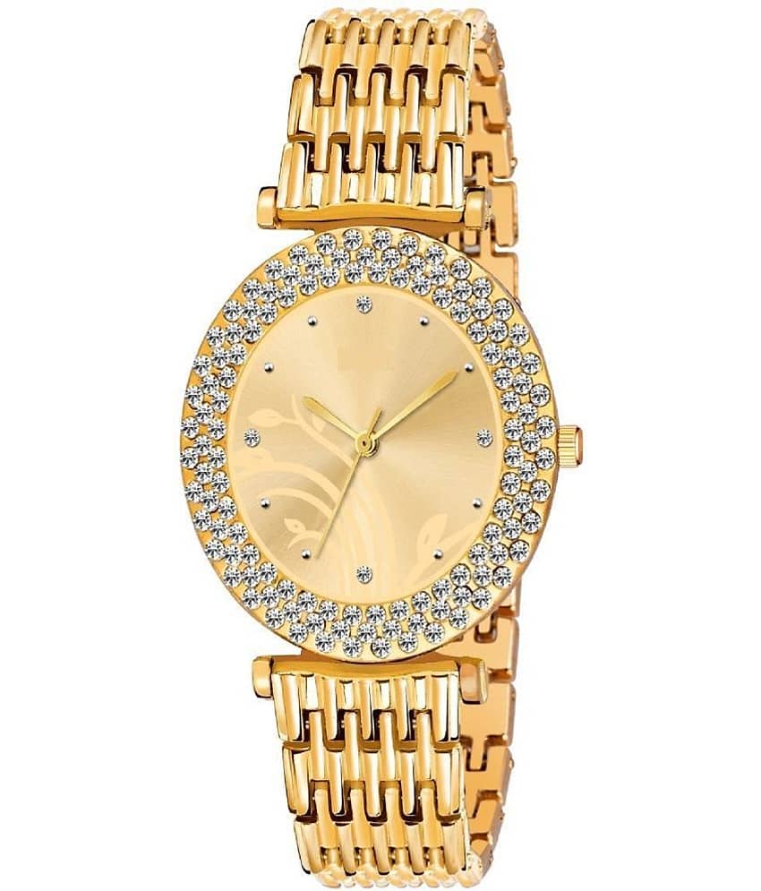 Renaissance Traders - Gold Metal Analog Womens Watch
