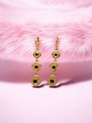 Black Diamond Earrings Black Diamond Earrings