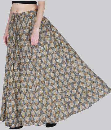 Sttoffa Grey Cotton Women's Ball Gown Skirt ( Pack of 1 )