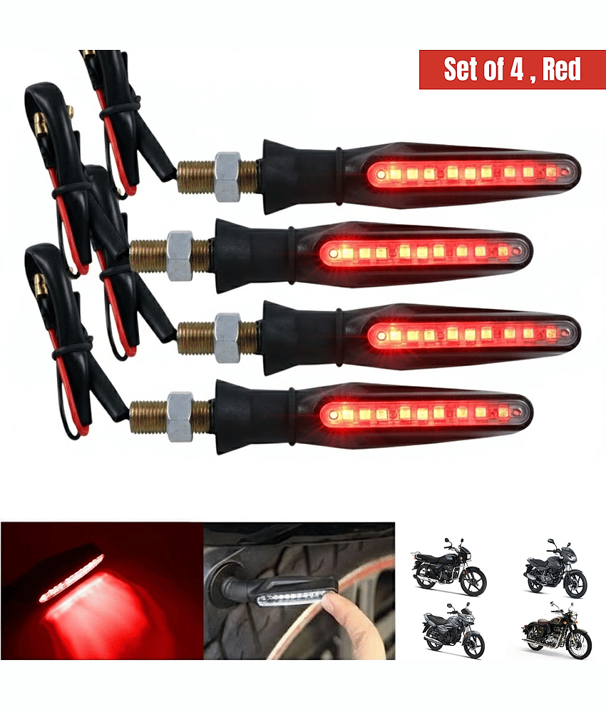 AKSMIT Indicator Light For All Bike Make ( Pack of 4 )