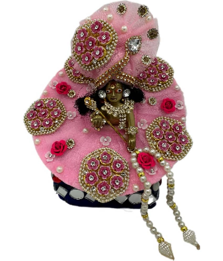 Dreemoh God's Treat Laddu Gopal Pink Cotton Dress ( Pack of 1 )