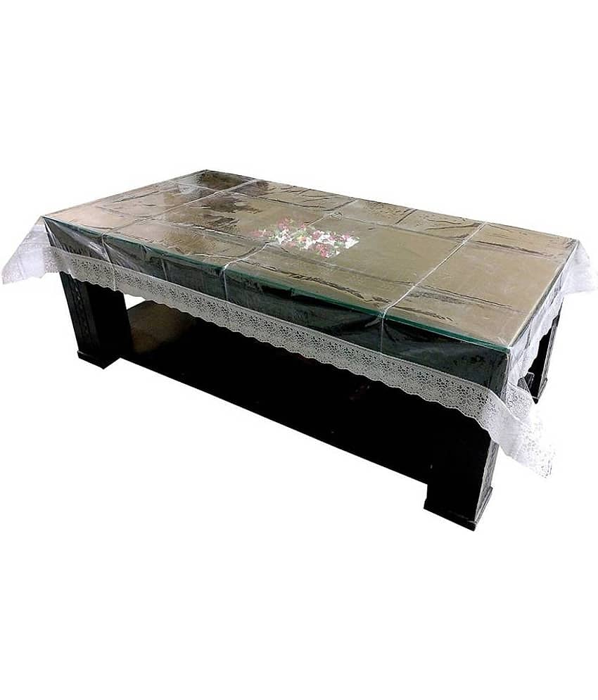 Transparent PVC Table Cover (Pack of 1)