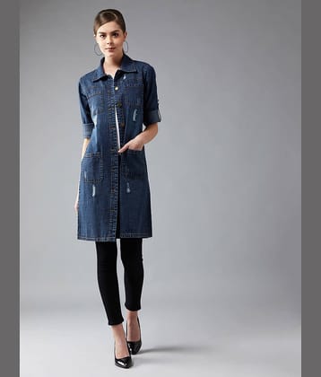 Miss Chase - Cotton Navy Over coats