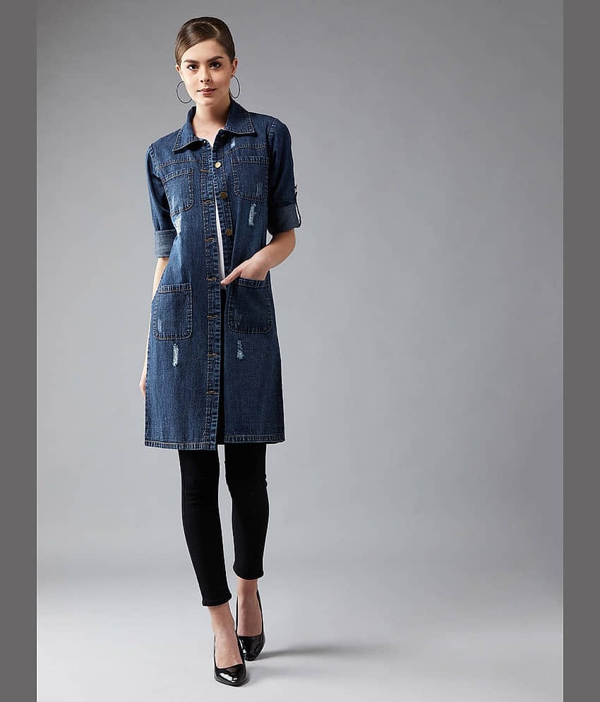 Miss Chase - Cotton Navy Over coats