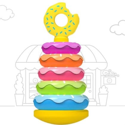 Li'l Wizards Stack and Nest Rocking Doughnut Ring Stacker Li'l Wizards Stack and Nest Rocking Doughnut Ring Stacker