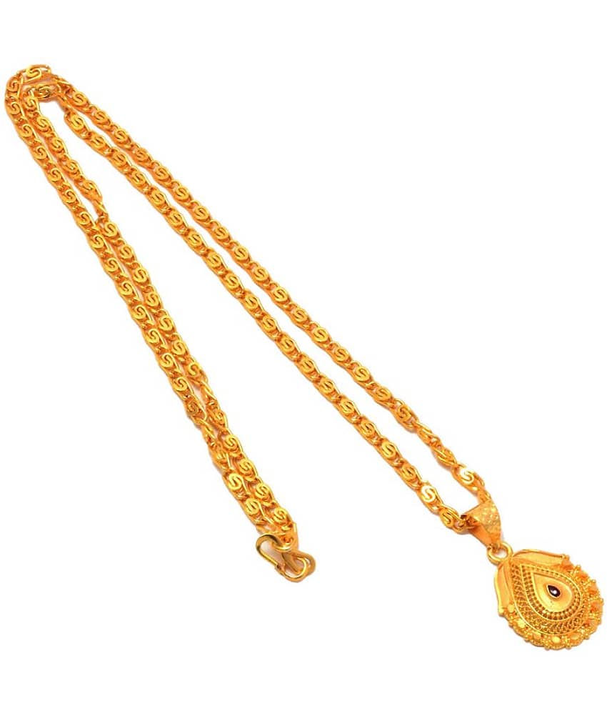 Jewarhaat - Golden Pendant ( Pack of 1 )