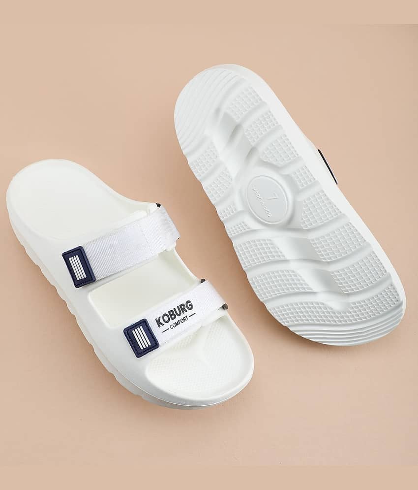 koburg Beige Men's Thong Flip Flop