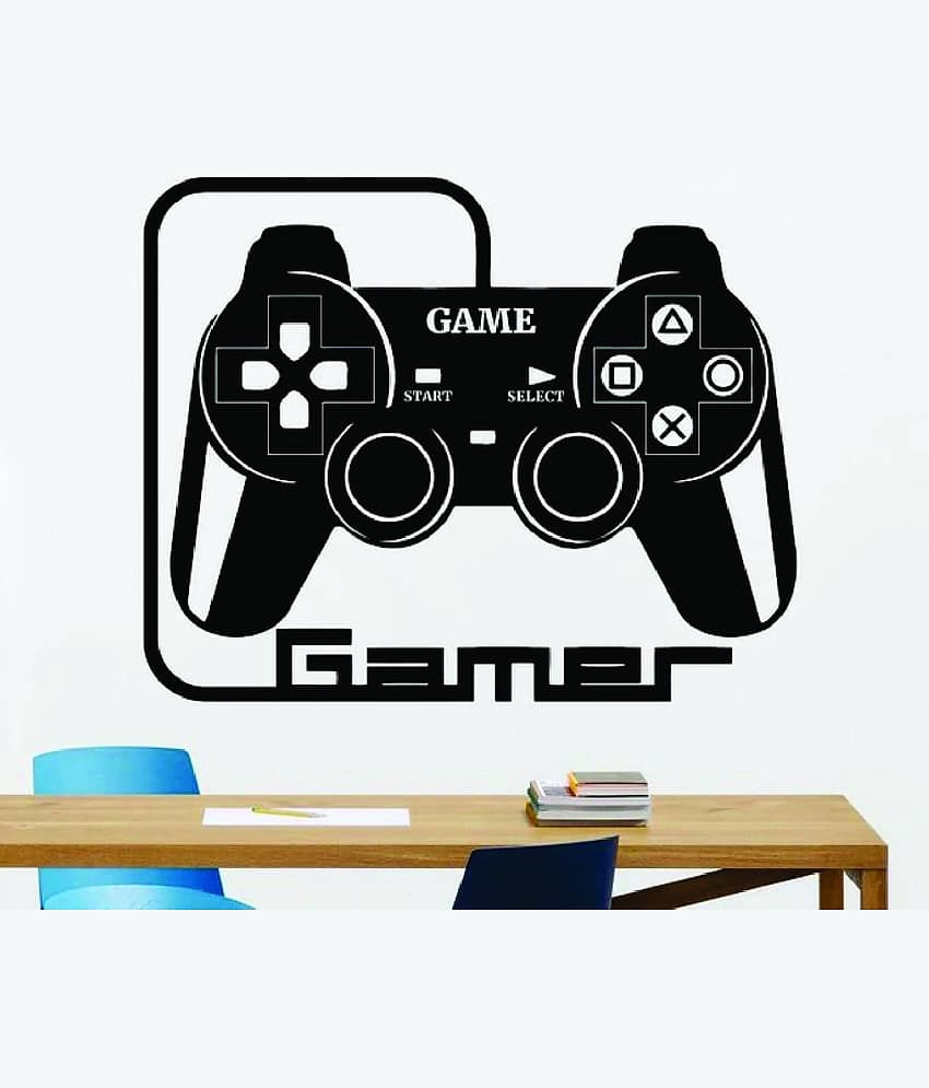 Decor Villa GAME REMOTE Cartoon Characters Sticker ( 48 x 58 cms )