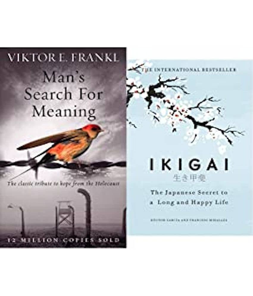 Man's Search for Meaning[Paperback]+Ikigai(Set of 2books)