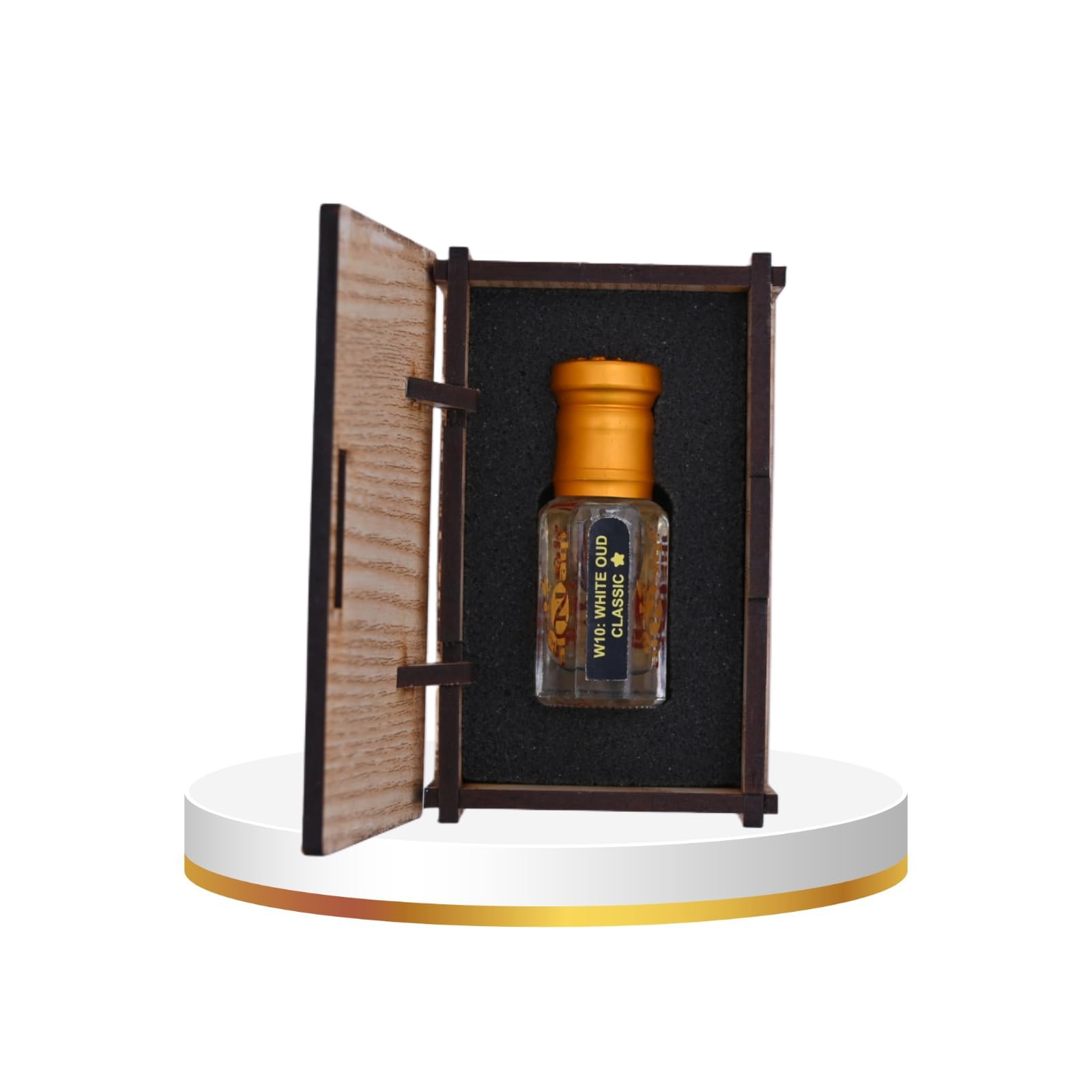 alnaqi fragrances White Oud Classic Attar |Perfume Oil | Unisex Arabian Attar | Alcohol-Free Roll-On | Long-Lasting Concentrated Perfume Oil with White Oud, Floral & Woody Notes