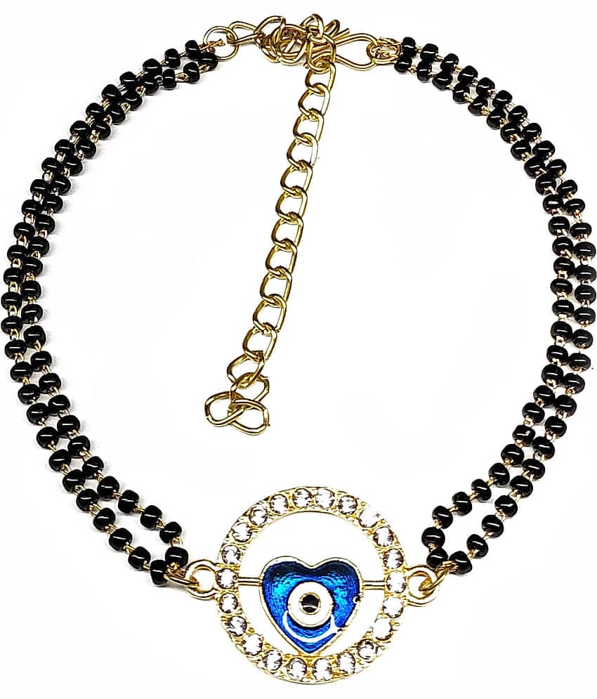 DAIVYA WELLNESS - Black Bracelet ( Pack of 1 )