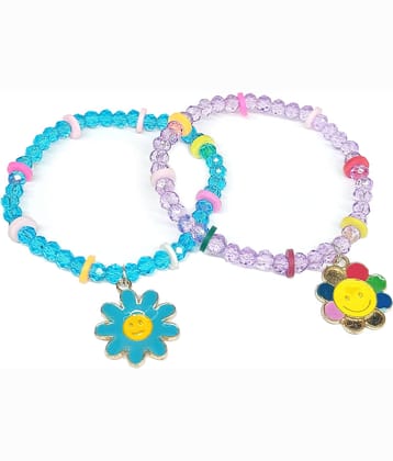 DAIVYA WELLNESS - Multicolor Bracelet ( Pack of 2 )