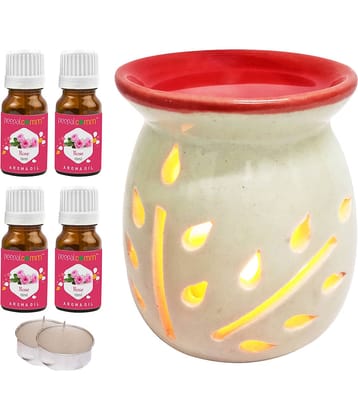 Peepalcomm Ceramic Aroma Oils & Diffusers Set - Pack of 7