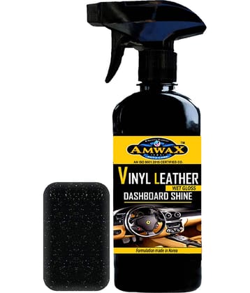 AMWAX VINYL LEATHER & DASHBOARD POLISH 250 ML CAP PKG