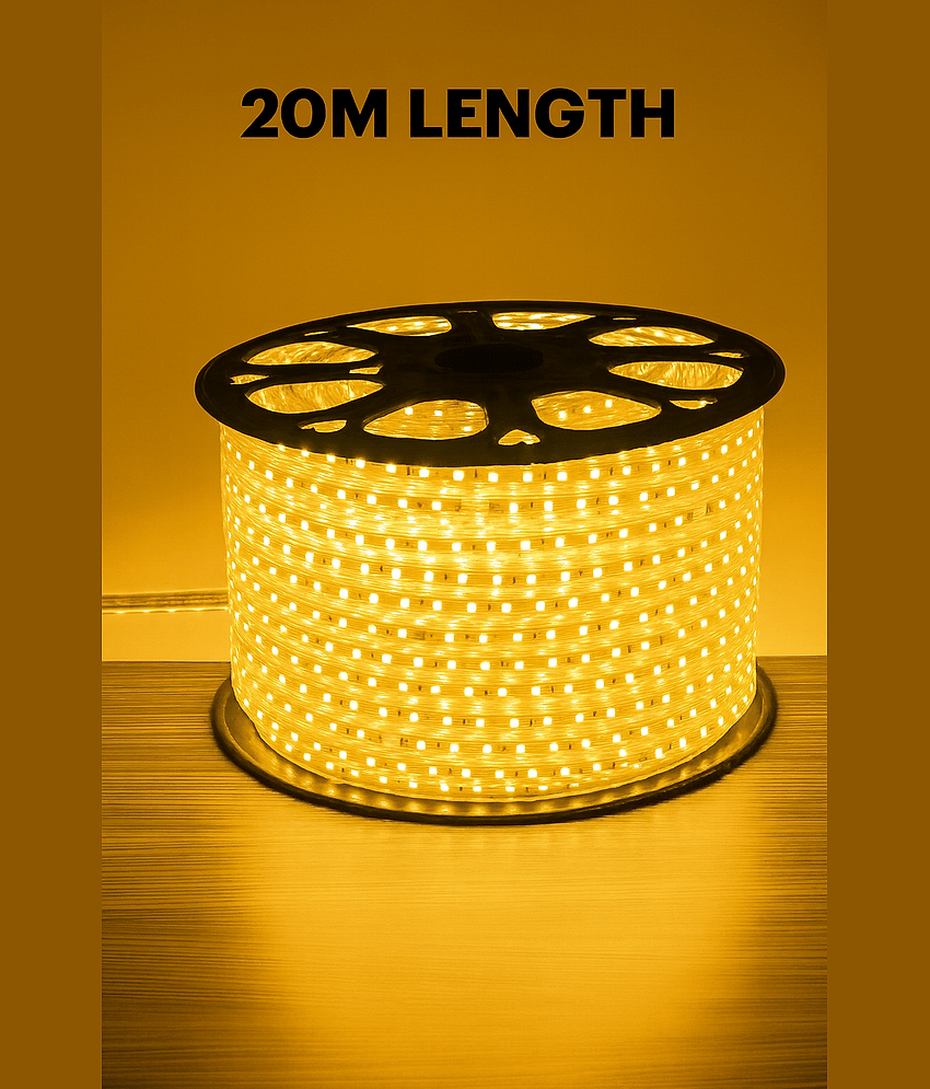SPARKWORLD Yellow 20M LED Strip ( Pack of 1 )