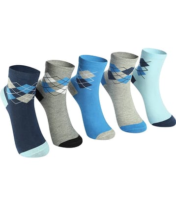PRIMESOX Pack of 5 Boys Cotton Full Length Socks ( Multocolor 6 )