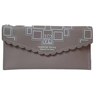 Classycarry Ladies And Women'S Wallet Purse  Wallets Leather Credit Card Holder (Cloudy Grey)