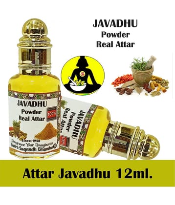 INDRA SUGANDH BHANDAR - Javadhu Powder (Indian Javadhu Beige) Attar For Men & Women 12ml Pack Of 1