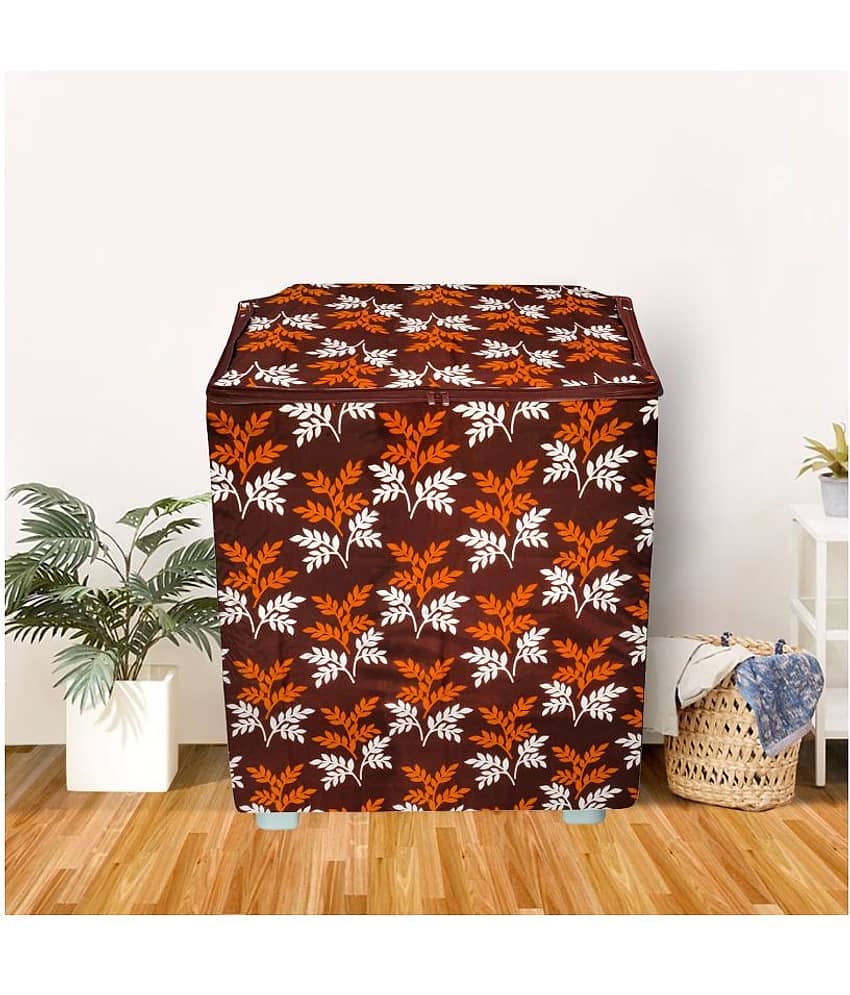 E-Retailer Single Polyester Maroon Washing Machine Cover for Universal Semi-Automatic