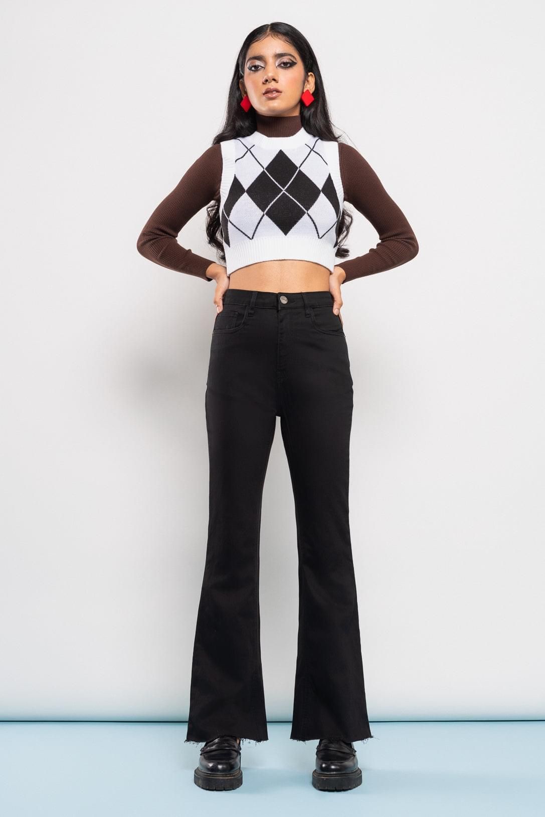 Basic Black Women's Bootcut Jeans 26