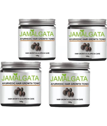 Donnara Organics Jamalgata Hair Growth Powder For Hair Fall Control Solution 100 gm Pack of 4