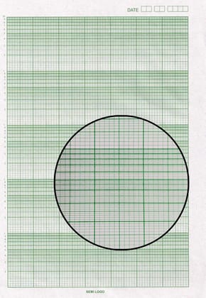 Semi Log Graph Paper A4 Size � Green (Pack of 100 Sheets) � 5-Cycle, 1 to 10 Log Scale � Semi-Logarithmic Graph Sheet for Engineering, Science, Math, Lab, Data Analysis & Exponential Plots