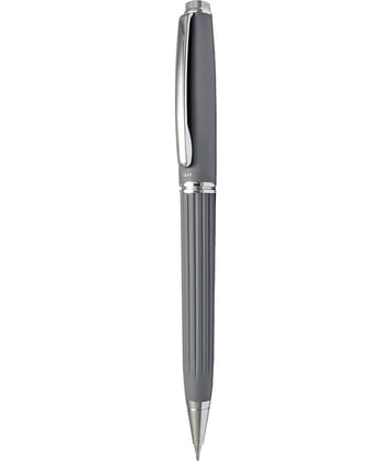 UJJi Lining Pattern Design Grey Colour with Chrome Plated Clip Ball Pen