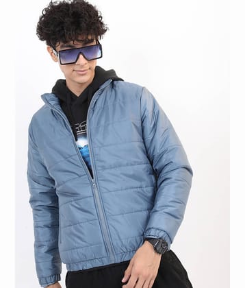 Ketch Polyester Men's Puffer Jacket - Blue ( Pack of 1 )