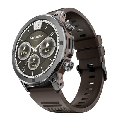 Noise Newly Launched Endeavour Rugged Design 1.46" AMOLED Display Smart Watch, BT Calling, SoS Feature, Rapid Health & 100+ Sports Modes- (Vintage Brown) Noise Newly Launched Endeavour Rugged Design 1.46" AMOLED Display Smart Watch, BT Calling, SoS Featu
