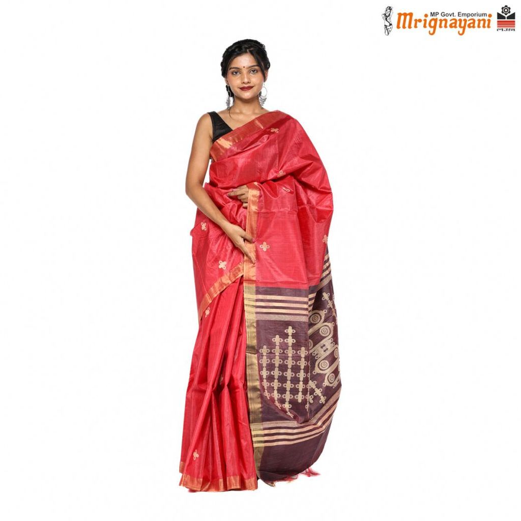 HANDLOOM KOSA SAREE WITH BLOUSE (SKU - 1ST101100222, SAREE - 1206) - Sarees | Buy online on ZillyBuy