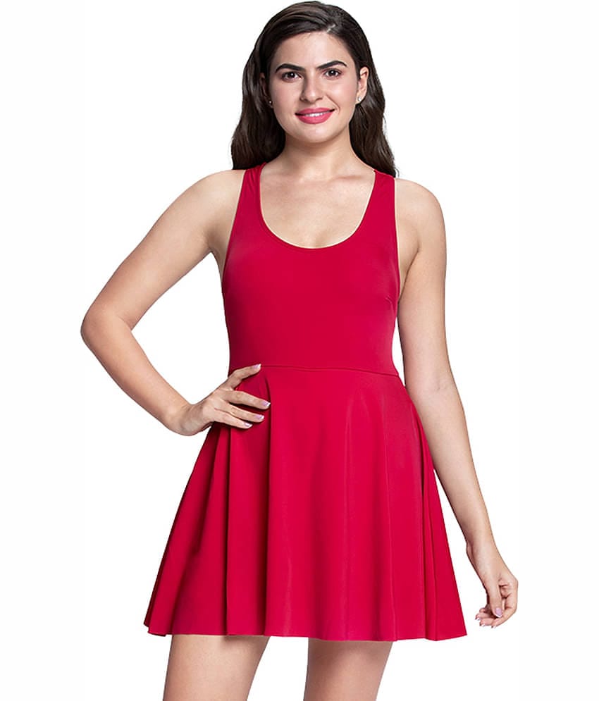 Amante Nylon Purple Beach Dresses -