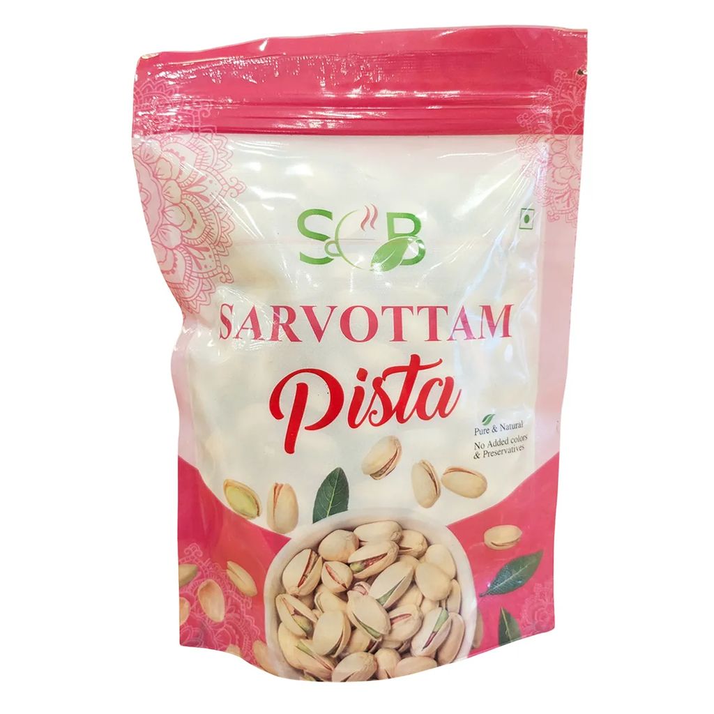 Sarvottam Pista (American) | Premium Pistachios with No Added Salt | Crunchy & Fresh Dry Fruits | Protein-Rich Healthy Snack