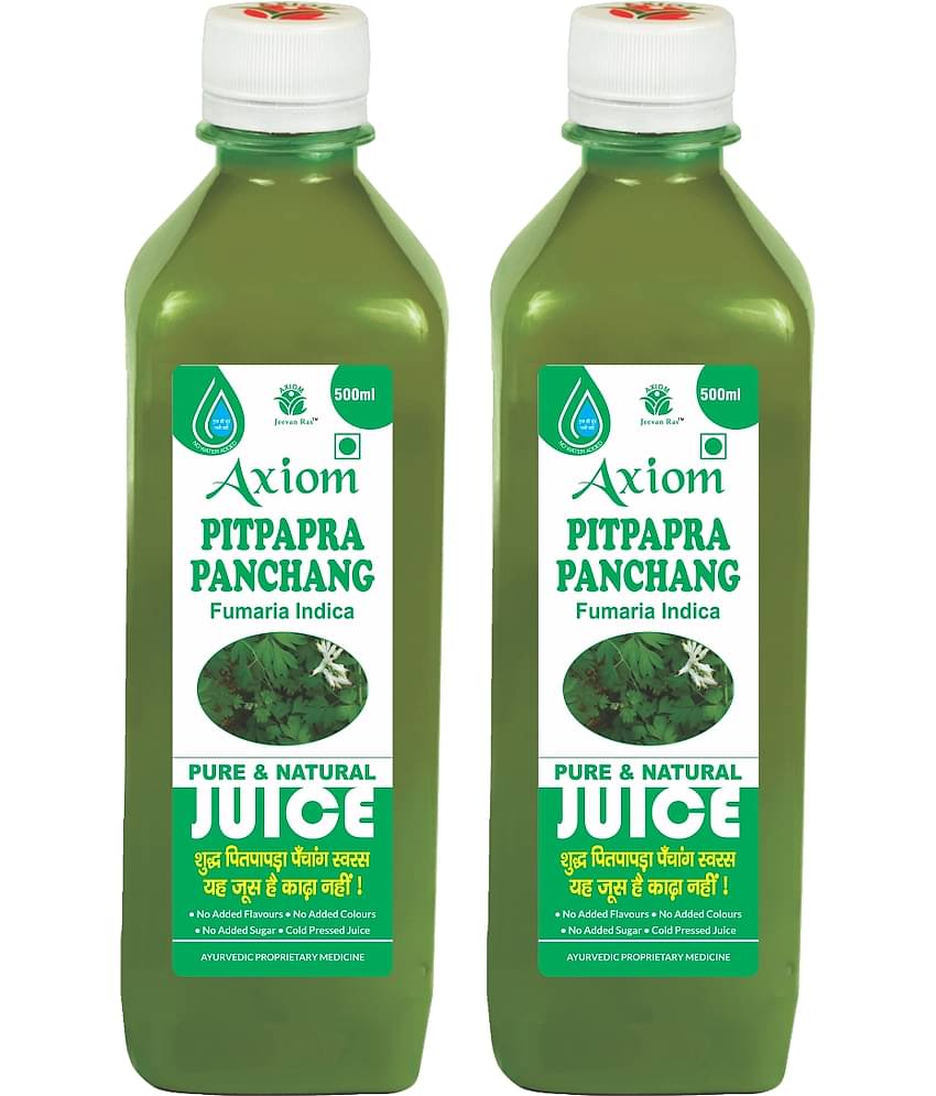 Axiom Pitpapara Juice 500ml (Pack of 2)|100% Natural WHO-GLP,GMP,ISO Certified Product
