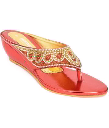 Racecourse - Red Women's Slip On Heels