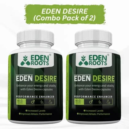 EDEN DESIRE + EDEN DESIRE  60  Capsules Combo Pack Of 2