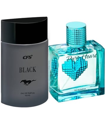 CFS Black & Pure Heart Pink EDP Long Lasting Perfume