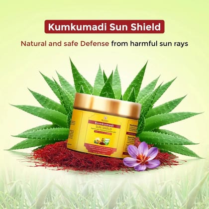 Kumkumadi Sunscreen: Ayurvedic Sun Protection for Radiant Skin-100gm / in