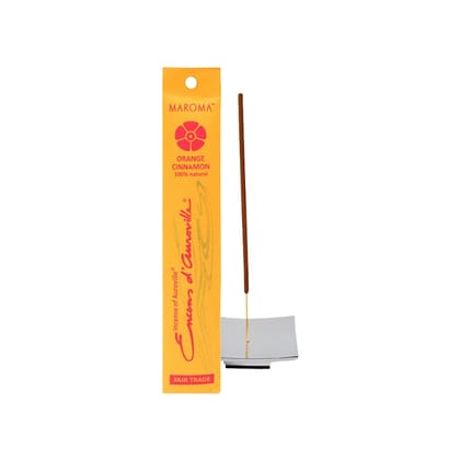 Incense Sticks 8", 10 sticks - Orange Cinnamon