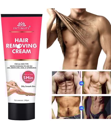 Intimify Natural Hair Removal Cream, Hair Removal Spray for Men & Women 100 gms