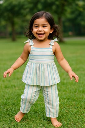Aqua Charm Twinset-0-3 months
