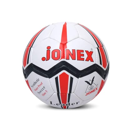 JJ Jonex Leader Football Size 5, White
