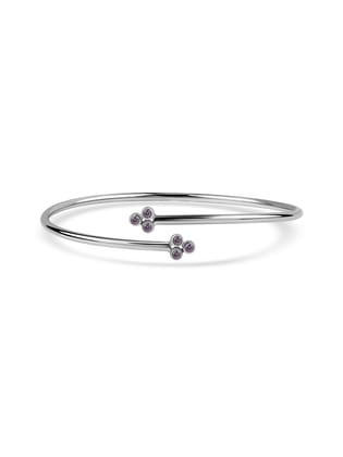 Purple Amethyst Cuff Bangle