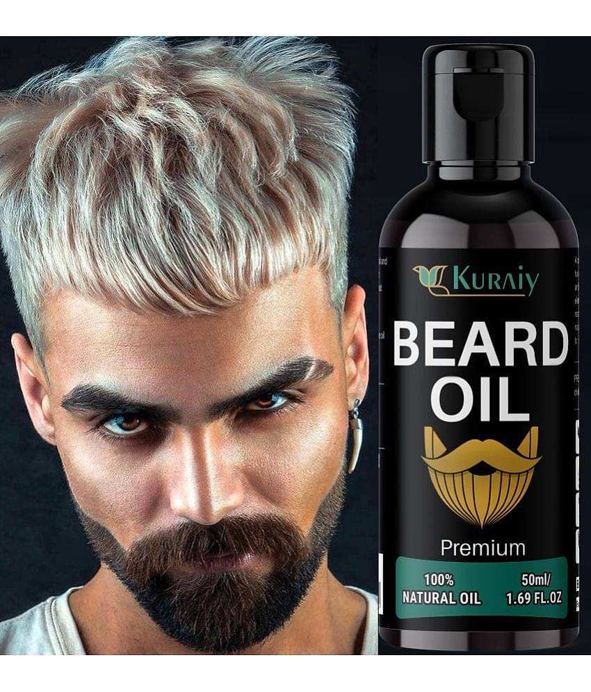 KURAIY Beard Growth Oil for Men For Better Beard Growth With Thicker Beard (50 ml)