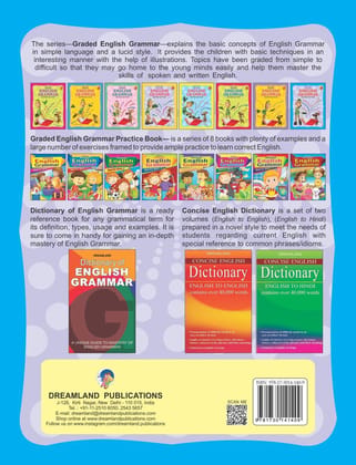 Graded English Grammar Book:-8 [Paperback] Dreamland Publications