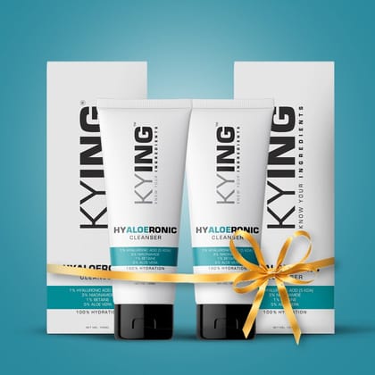KYING Hyaloeronic Face Cleanser, 100ml - Set of 2