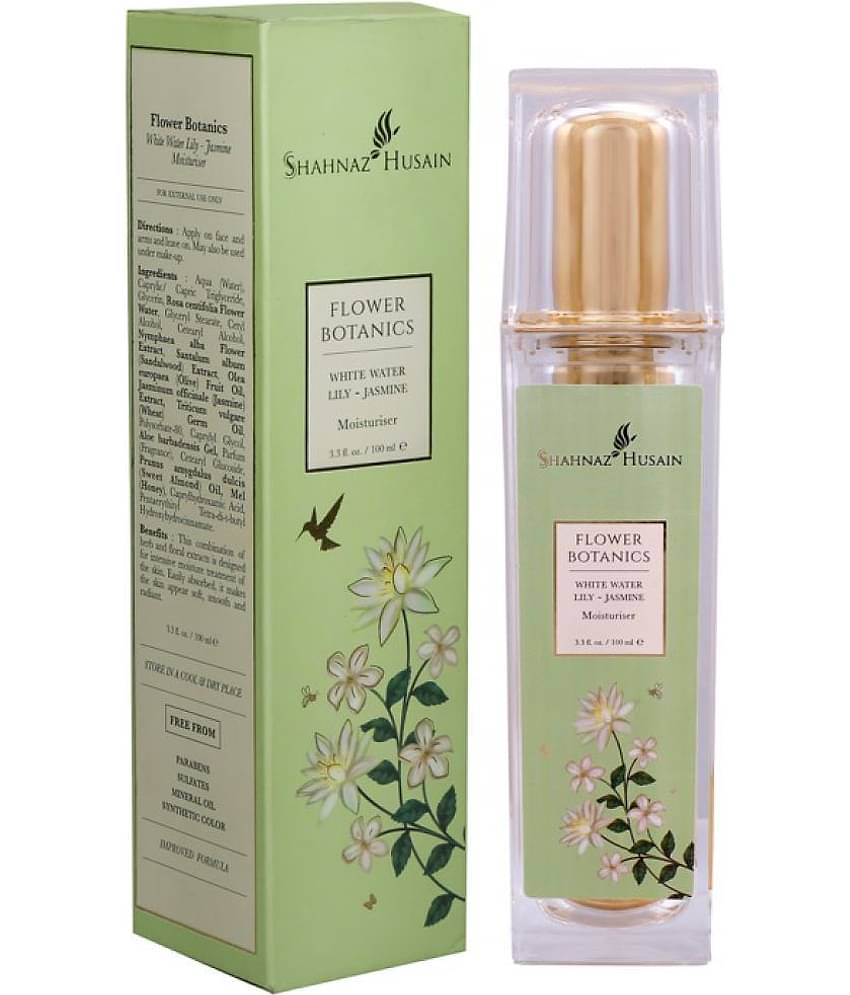Shahnaz Husain Flower Botanics - White Water Lily-Jasmine Moisturiser - 100ml