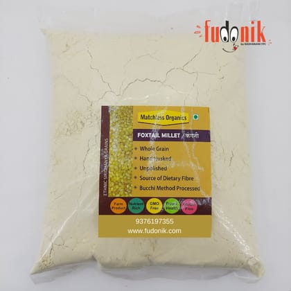 Fudonik Foxtail Millet Flour (Kangni Atta) (1kg) | Stone Ground & Gluten-Free | Baking & Roti