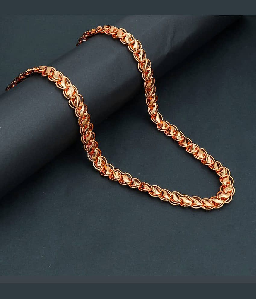 KRIMO Rose Gold Plated Chain ( Set of 1 )